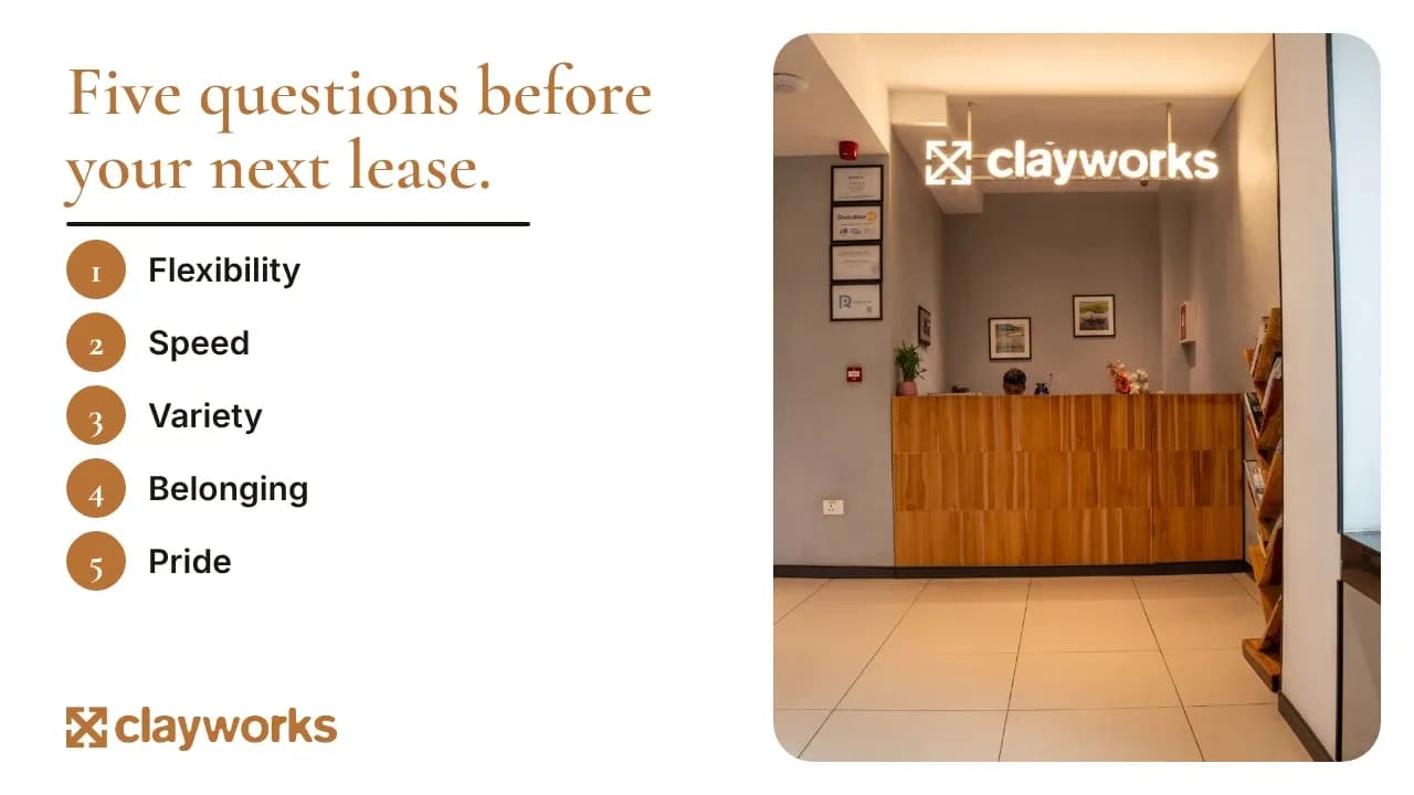 Five questions before your next lease: flexibility, speed, variety, belonging, pride